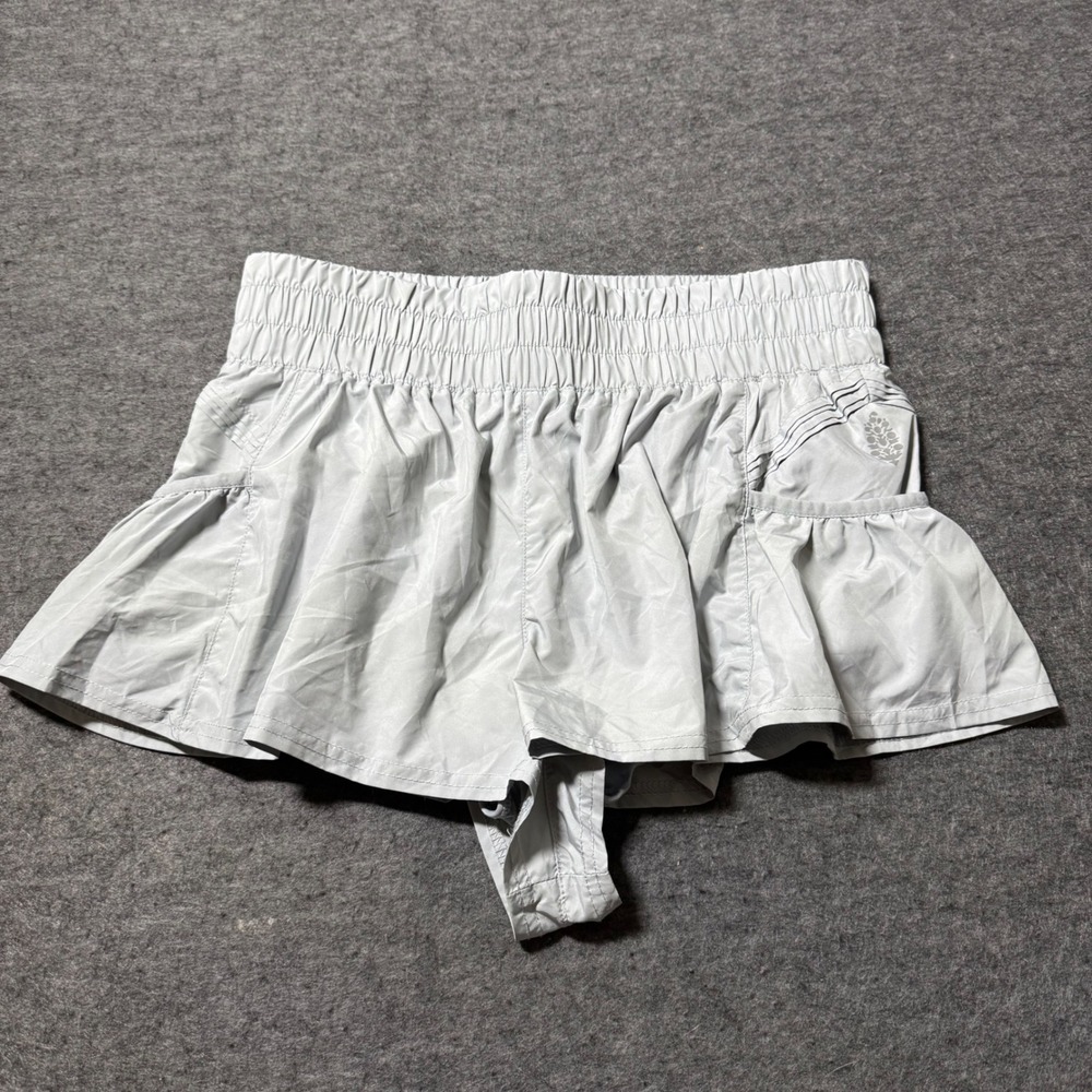 FP Movement Free People Get Your Flirt On Shorts High Rise Running Womens Large